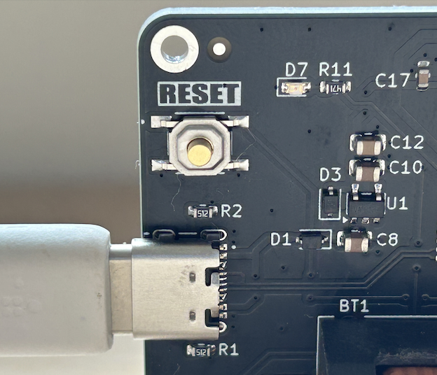 Reset button location